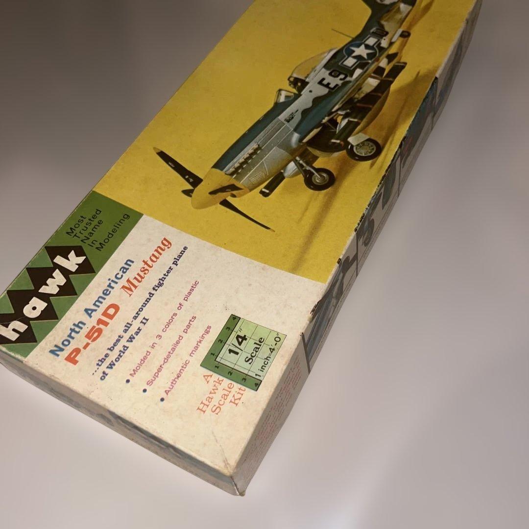 超希少 1962年製 ホーク製 1/48 P-51D ムスタング プラモデル