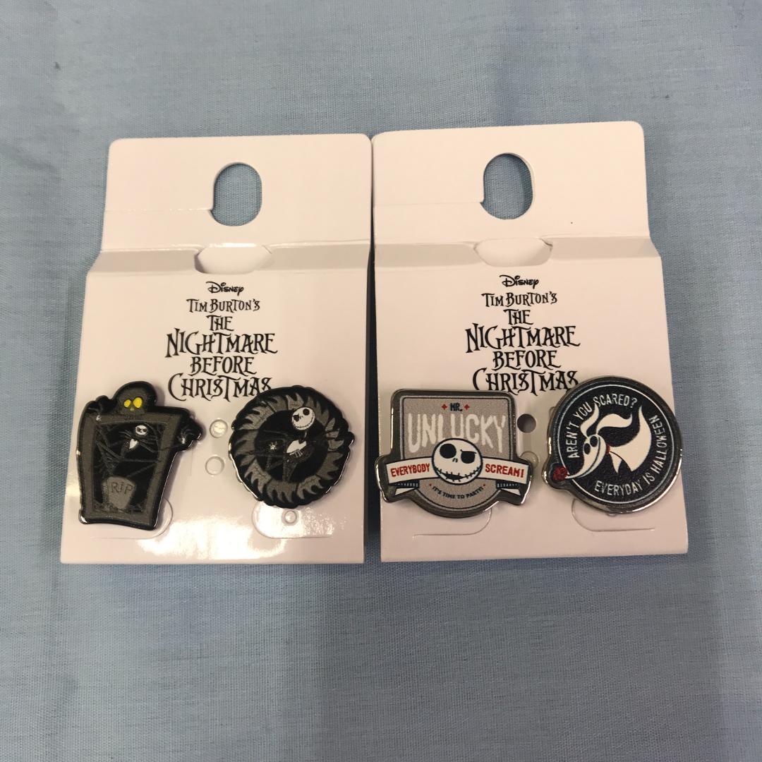 ナイトメア・ビフォア・クリスマス まとめ フィギュア ピンバッジ キーホルダー