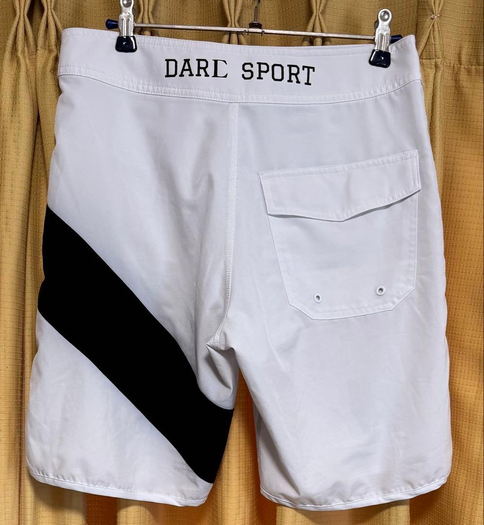 DARC SPORT ダルクスポーツ サーフパンツ ボードショーツ 白黒 28