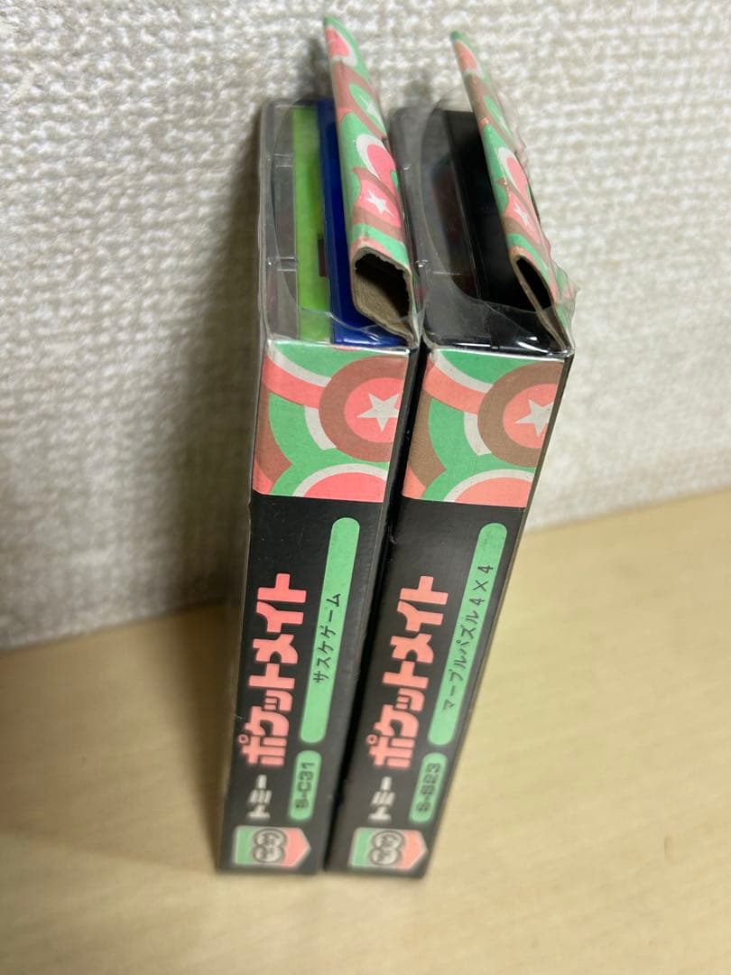 あ*く様 昭和レトロ　トミー　ポケットメイト　2種　サスケゲーム　マーブルパズル