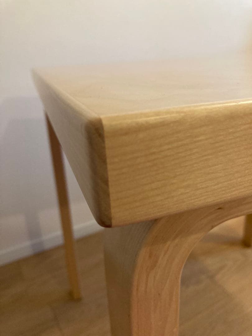 artek アアルト　テーブル80C ナチュラル　幕板無し