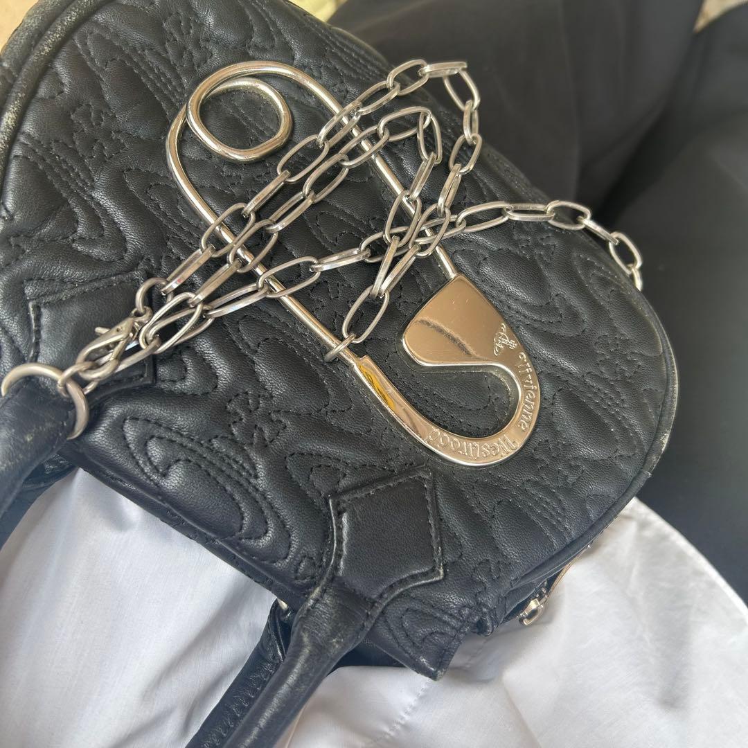 Vivienne Westwoodハンドバッグチェーン安全ピン　希少アイテム