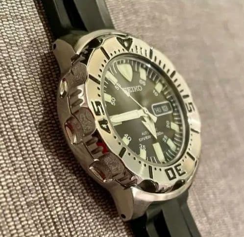 セイコー SEIKO ブラックモンスター 7S26-0350 ダイバーズ美品