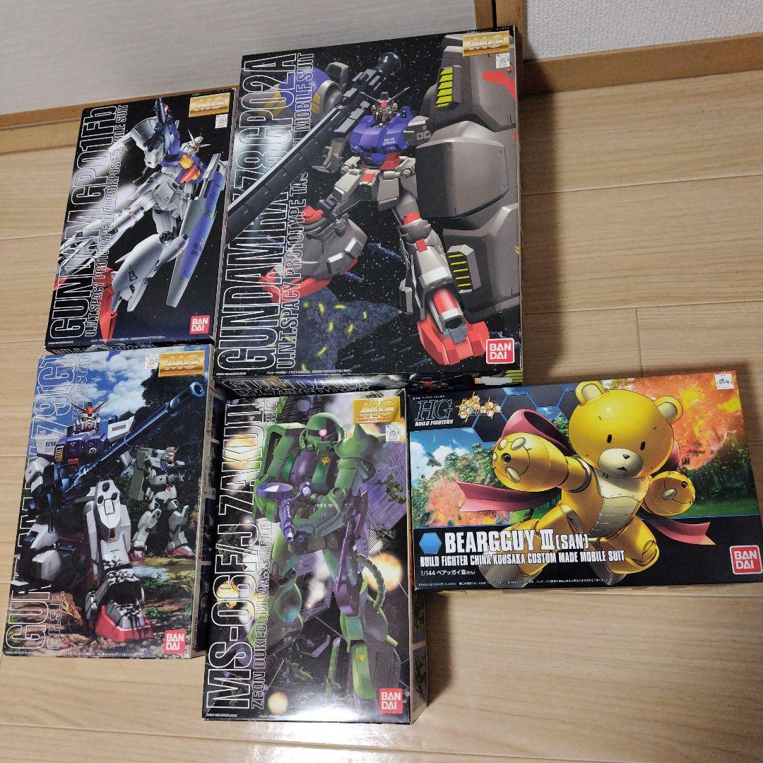 バンダイ ガンプラ　セット 5点