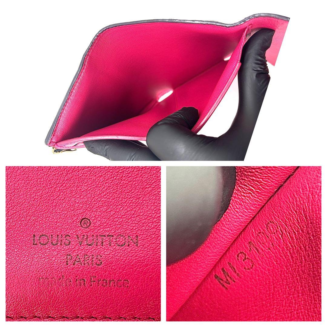 ルイヴィトン トリヨン カプシーヌ コンパクト 三つ折り財布 黒 ノワール