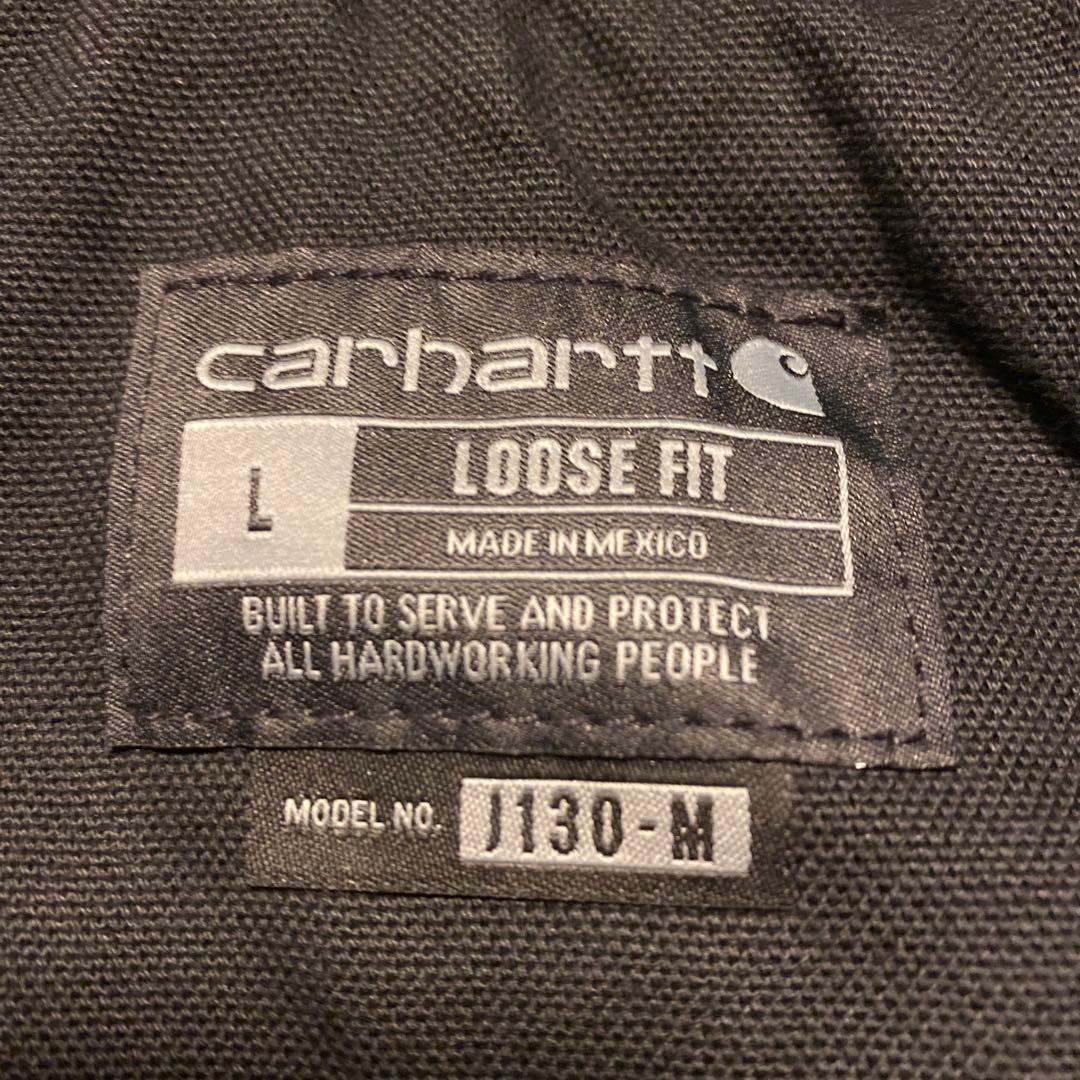 Carhartt ブラック アクティブジャケット