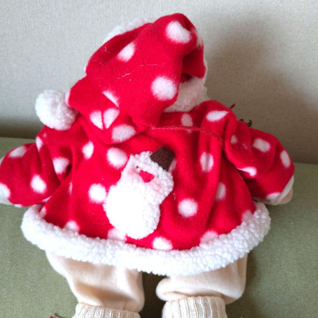 カントリードールおとぼけサンタさん(赤水玉)