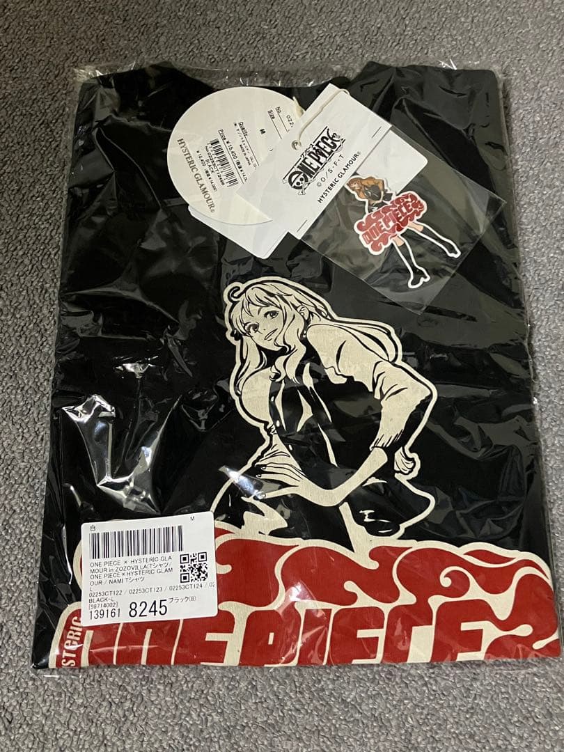 新品ヒステリックグラマーワンピースコ ラボナミ ONEPIECETシャツL黒