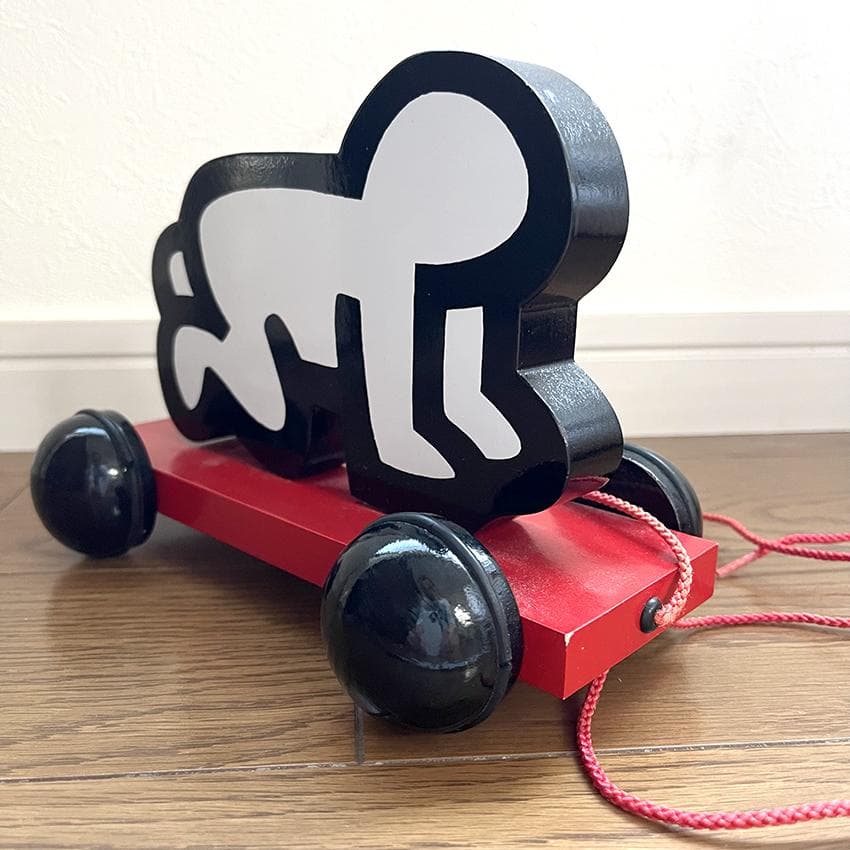 Keith Haring x VILAC プルトーイ 手引き車 玩具 仏製 美品