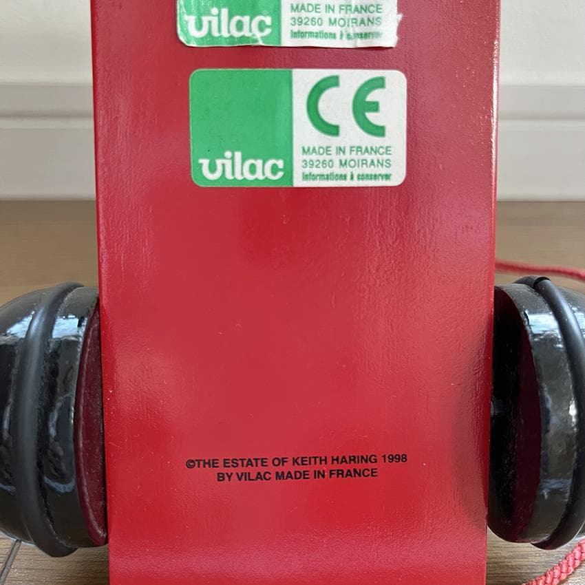 Keith Haring x VILAC プルトーイ 手引き車 玩具 仏製 美品