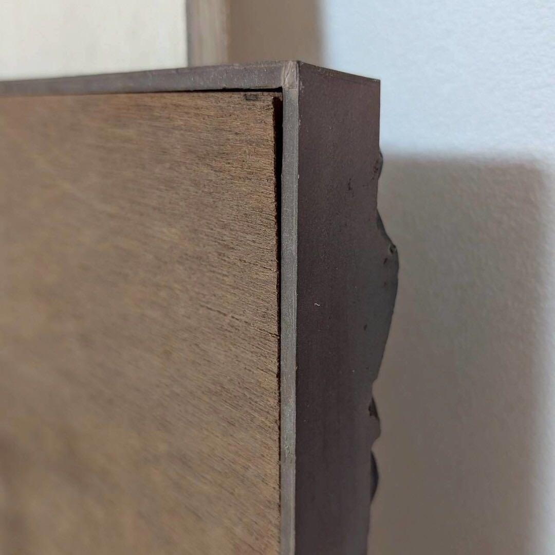 オランダ人黒坊版画　額装　布地印刷