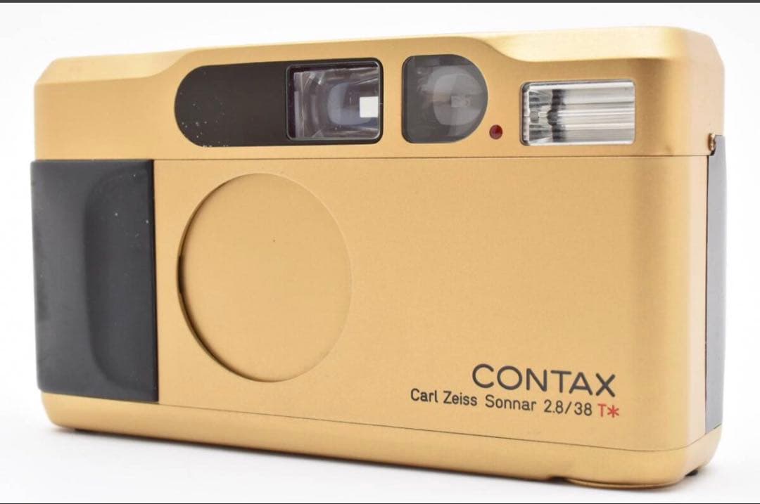 【美品 動作品】 CONTAX T2 Titan チタン ゴールド #25269