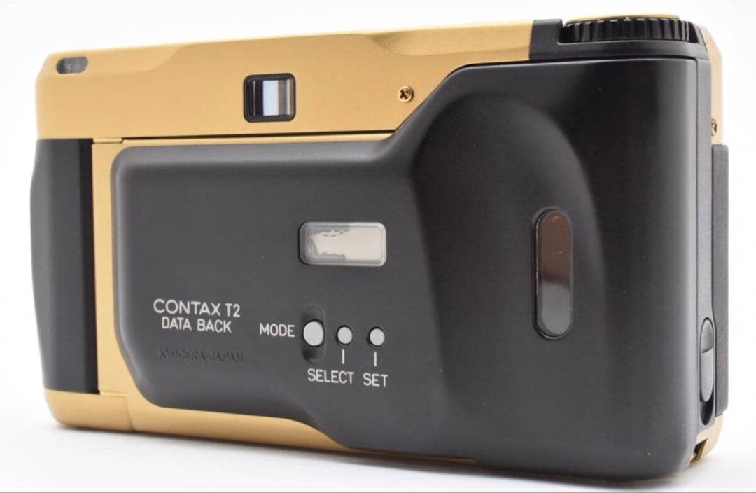 【美品 動作品】 CONTAX T2 Titan チタン ゴールド #25269