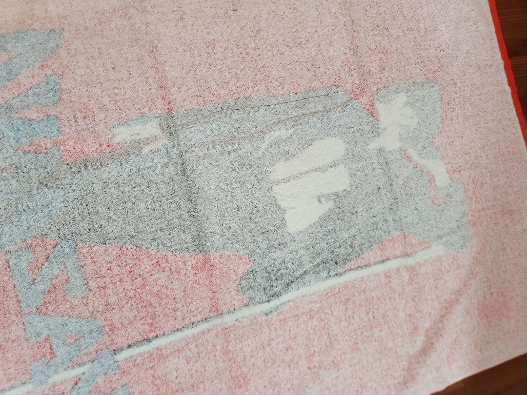 矢沢永吉　スペシャルビーチタオル　SBT（Ｎｅｗ　姿）レッド旧サイズ