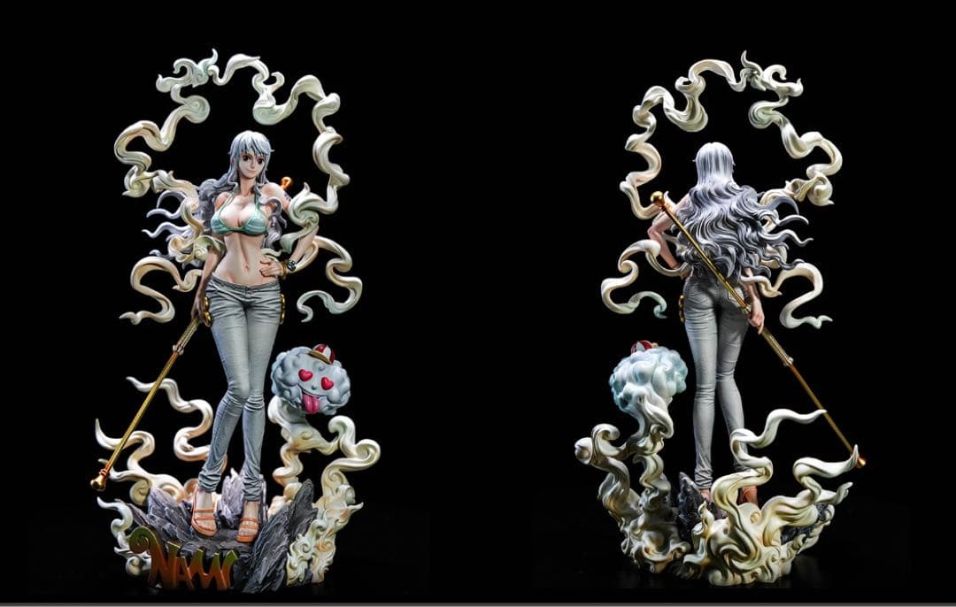 ONE PIECE ワンピースガレージキット　ニカ ナミフィギュア　完成品