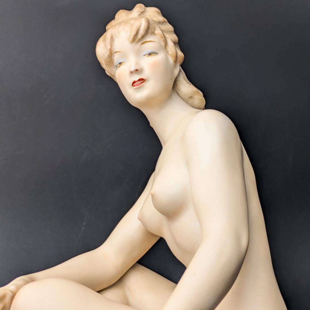 現品限り★嘆息の美しさ★独ウォーレンドルフ　マット裸婦像 ヌード