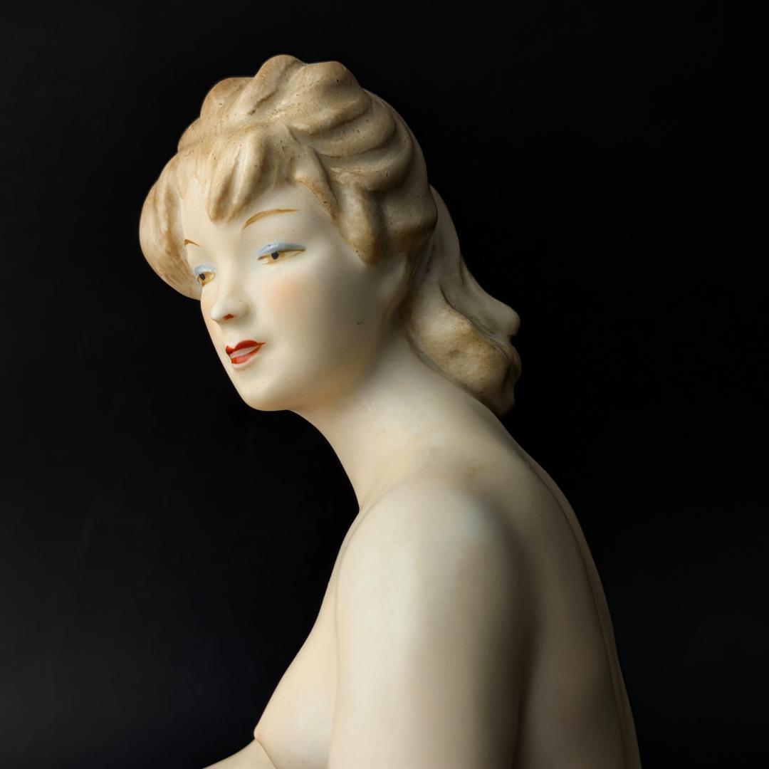 現品限り★嘆息の美しさ★独ウォーレンドルフ　マット裸婦像 ヌード