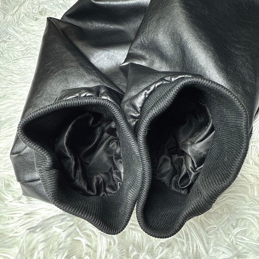 希少✨️大きい フィリッププレイン レザージャケット キルティング 黒 3XL