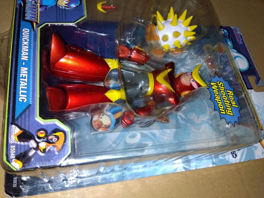 ロックマン　クイックマン　フィギュア　CAPCOM　ロックマンエグゼ　ビンテージ