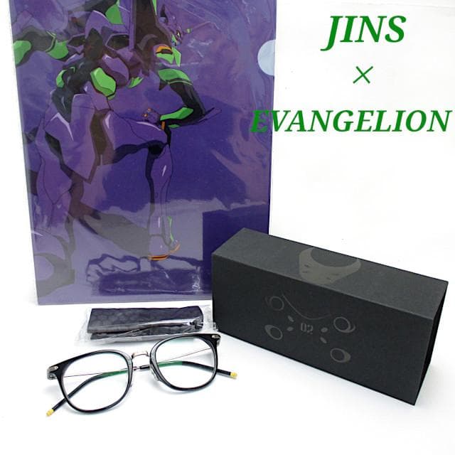 JINS × EVANGELION コラボメガネ アルカ着用 2号機 美品