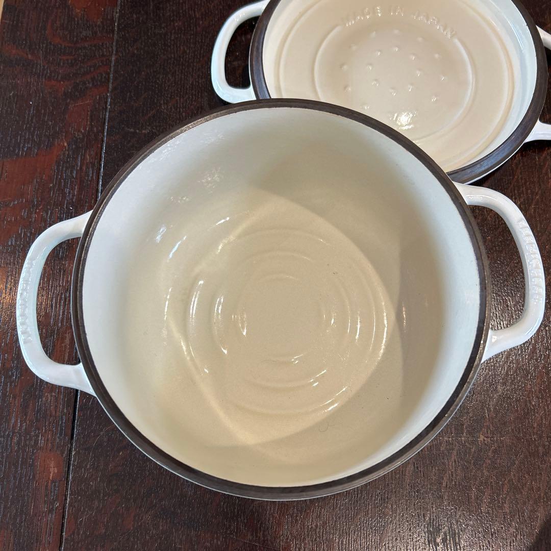 お値下げ　バーミキュラ　ライスポット　シーソルトホワイト　3合炊き　美品