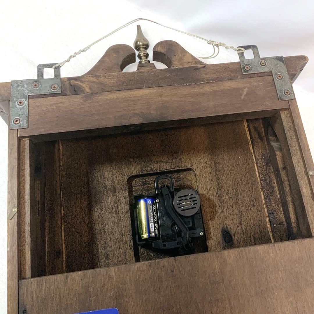 【希少品】イタリア Capanni カパーニ社 柱時計 木製 ポプラ古材