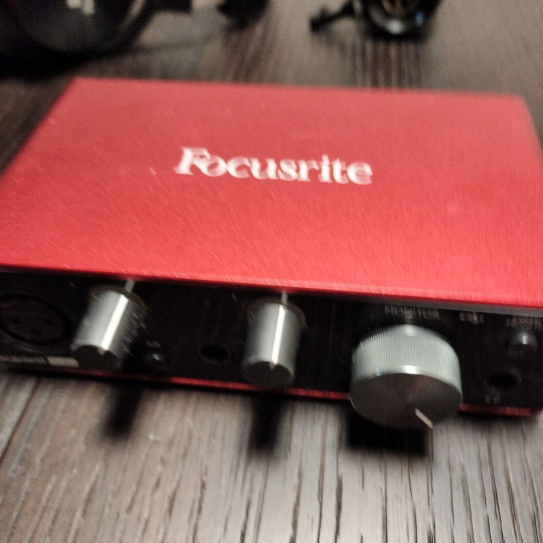 Focusrite Scarlet solo G3 オーディオインターフェイス