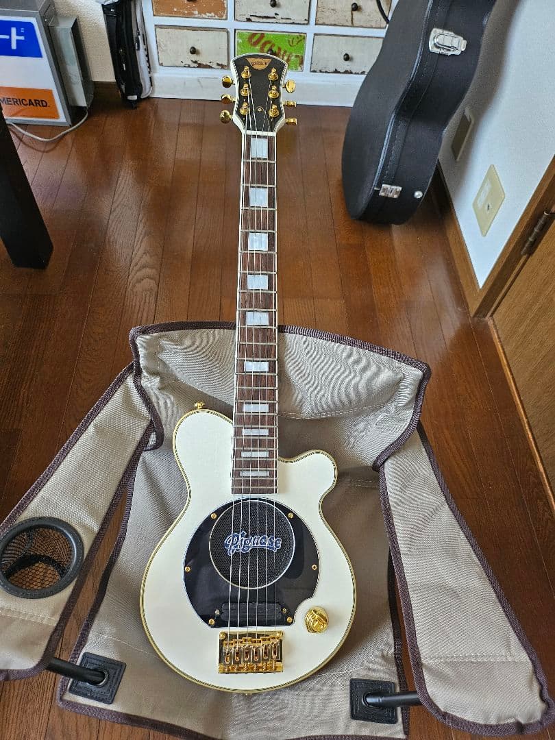 ピグノーズミニエレキギター ホワイト