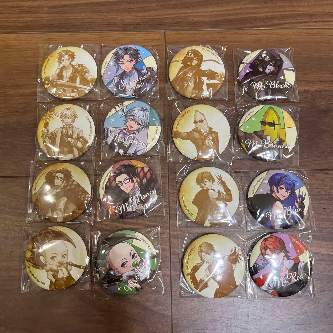 ウォーターチャレンジ　ドリーミーくじ　缶バッジまとめ売り