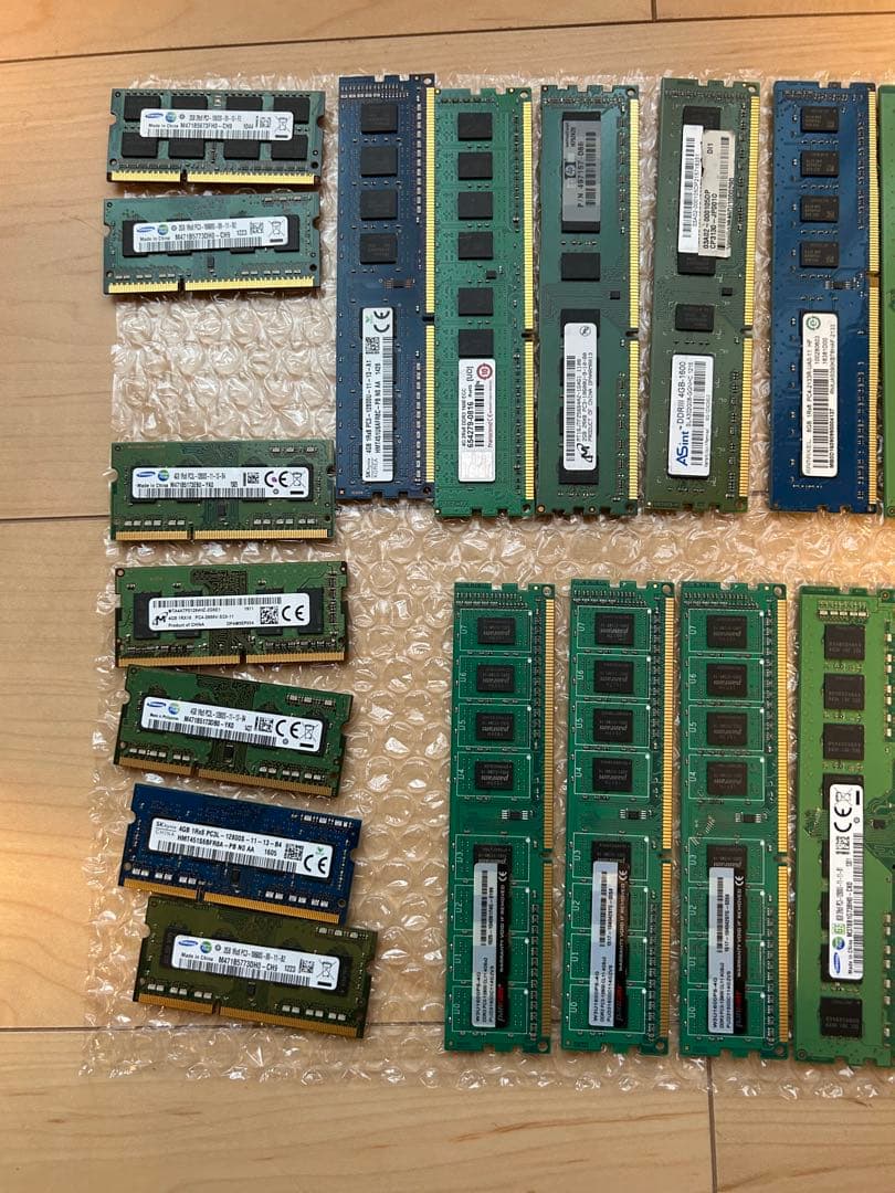 ジャンク　PC用メモリ まとめ売り　PCパーツ