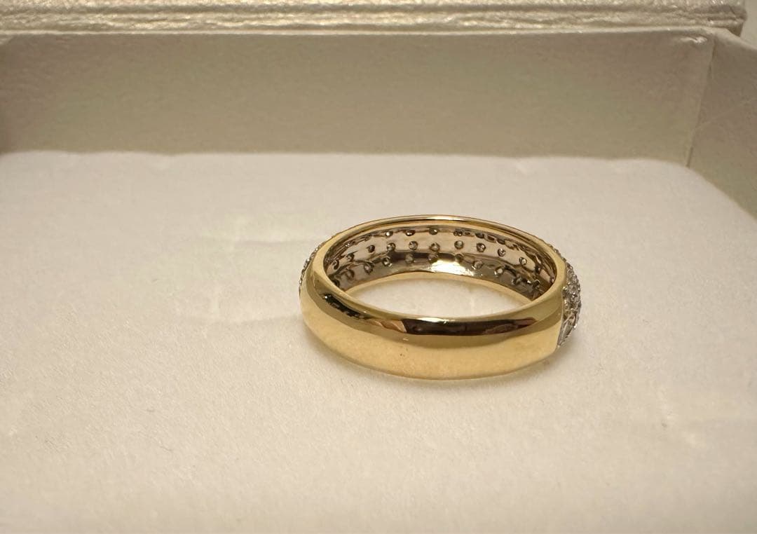 新年限定値下げ K18 ダイヤ D0.81ct リング 3.66g