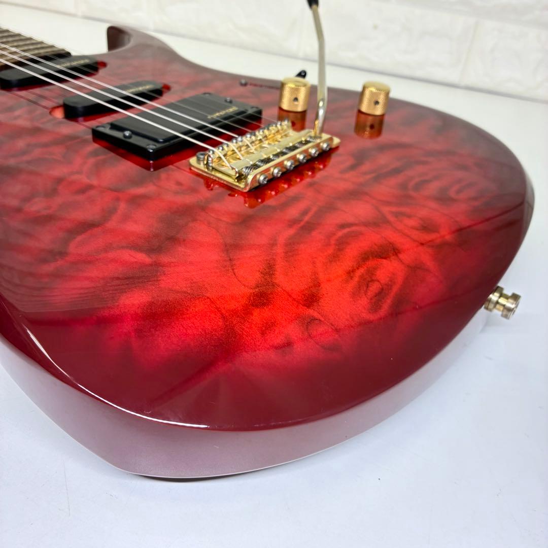 FERNANDES FGZ-420 キルトメイプルトップ 赤 エレキギター