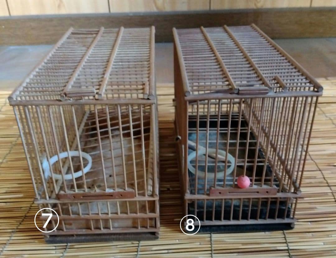 昭和　日本製　鳥かご　メジロ籠　12個セット　高さ17センチ