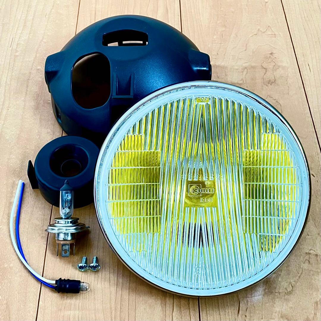 極美品 シビエ 凹み ヘッドライト 当時物 CIBIE