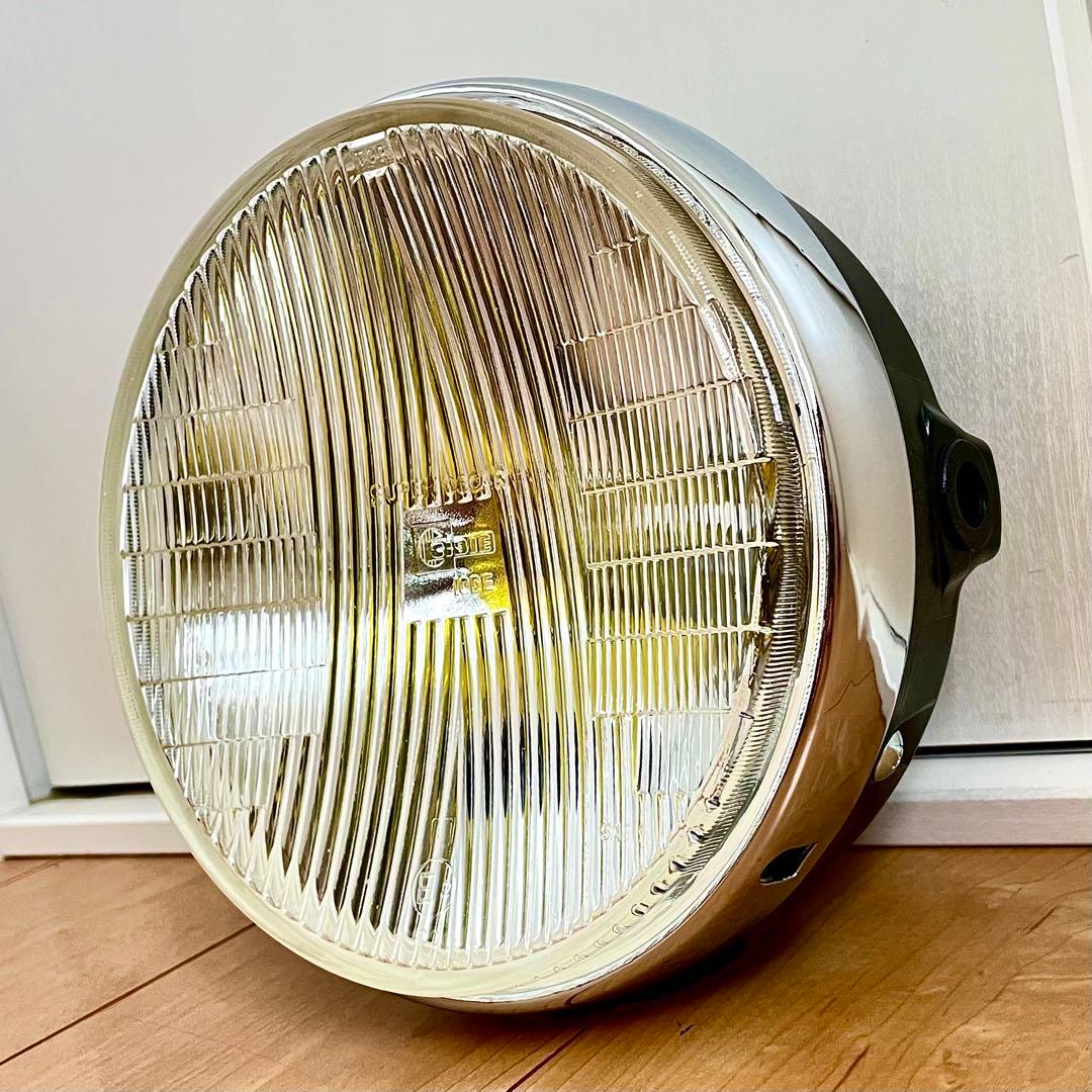 極美品 シビエ 凹み ヘッドライト 当時物 CIBIE