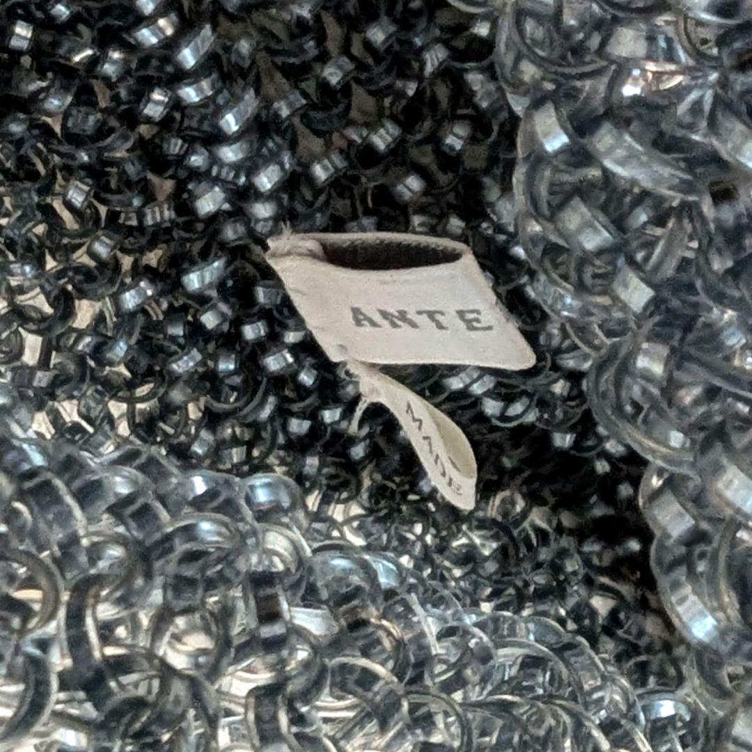 アンテプリマ シルバーブルー ハンドバッグ トートバッグ ワイヤーバッグ 大容量