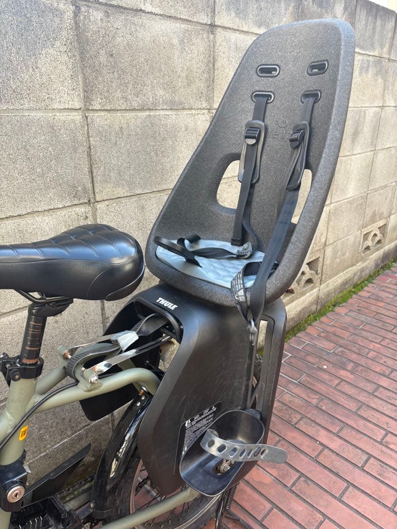 Panasonic EZ 電動自転車 Thuleチャイルドシート付き