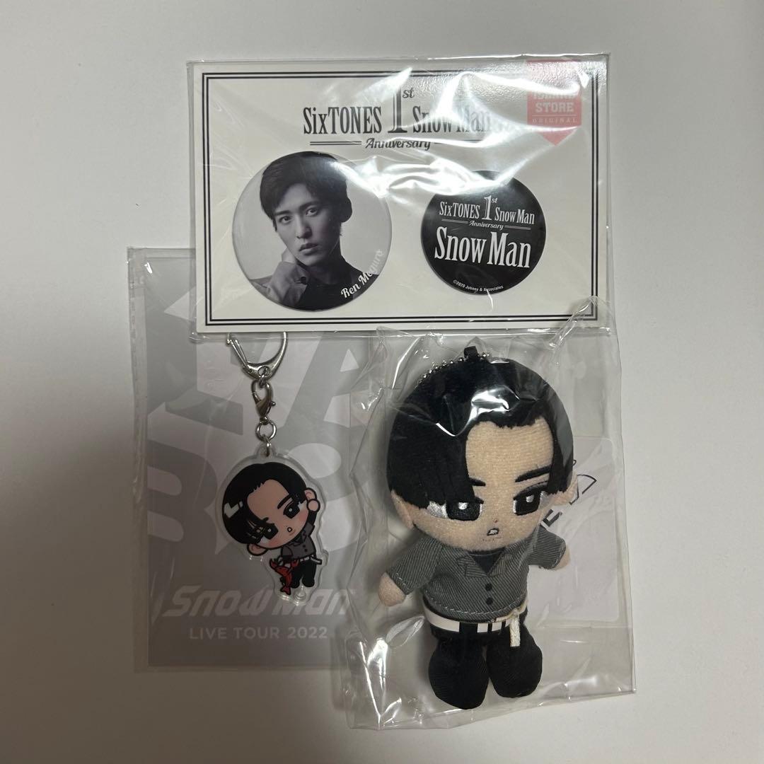 目黒蓮 Man チルぬい キーホルダー 缶バッチ