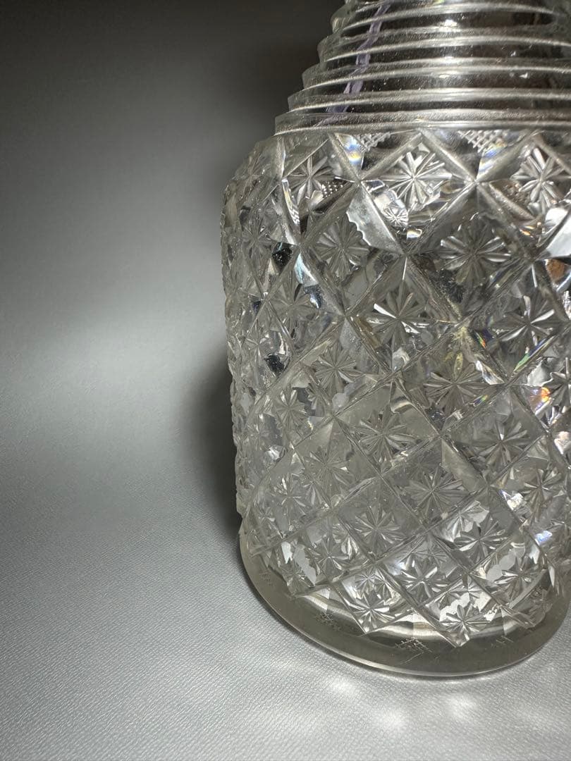 江戸切子　デキャンタ　江戸ガラス　桐箱