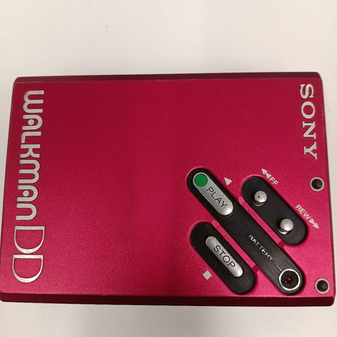 SONY ウォークマン(WALKMAN)-DD 赤 ジャンク品