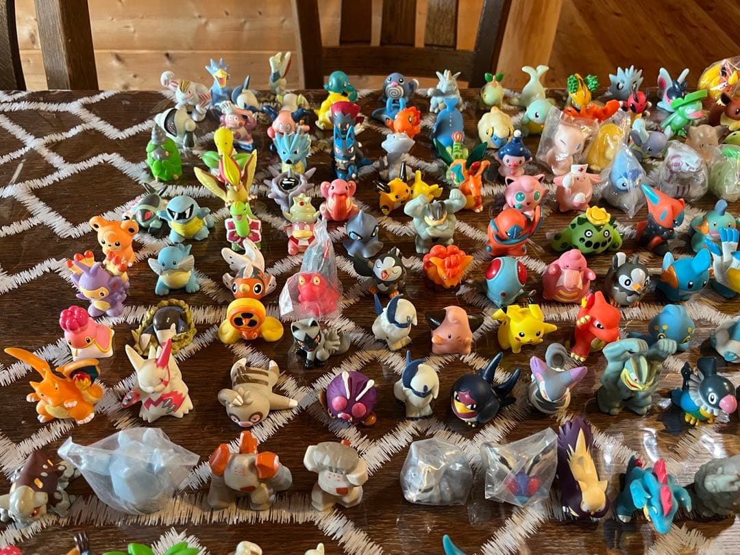 ポケモンキッズ 指人形 まとめ売り クリア など 数100体以上 レア