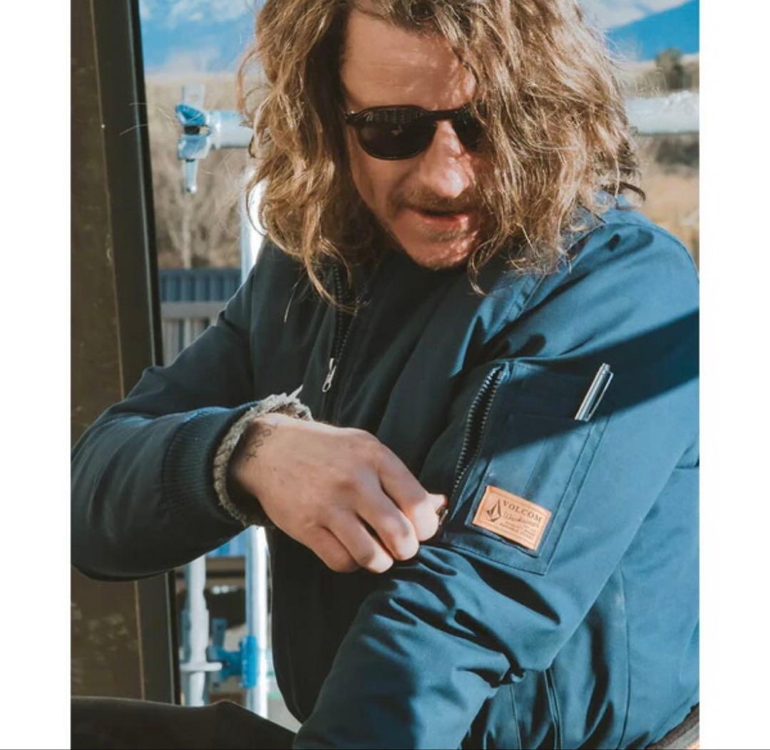 【新品】VOLCOM WORKWEAR JACKET ネイビー　Mサイズ