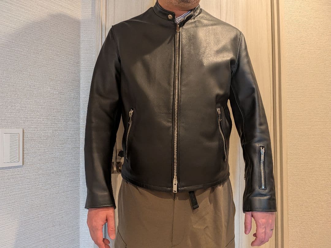 美品希少サイズ SOPHNET x Schott シープスキンライダース