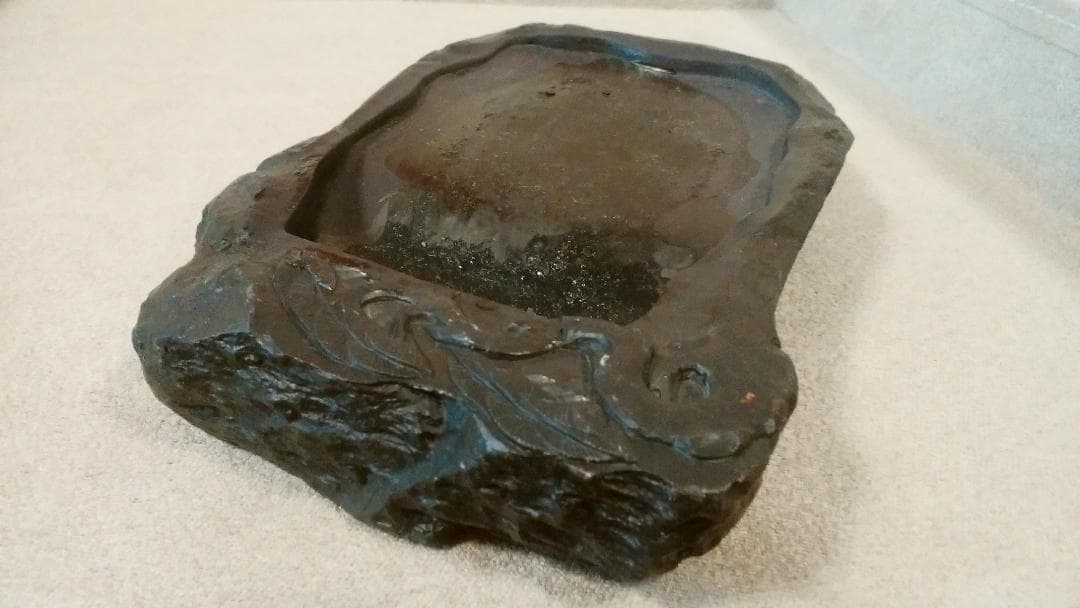 ★時代物★中国★端渓硯★木箱入り★書道★