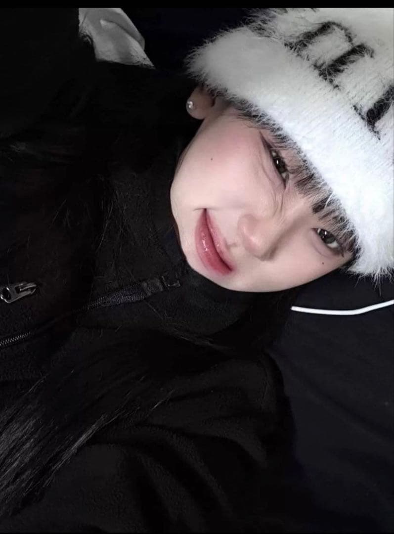 Matin kim ロゴ入りニット帽