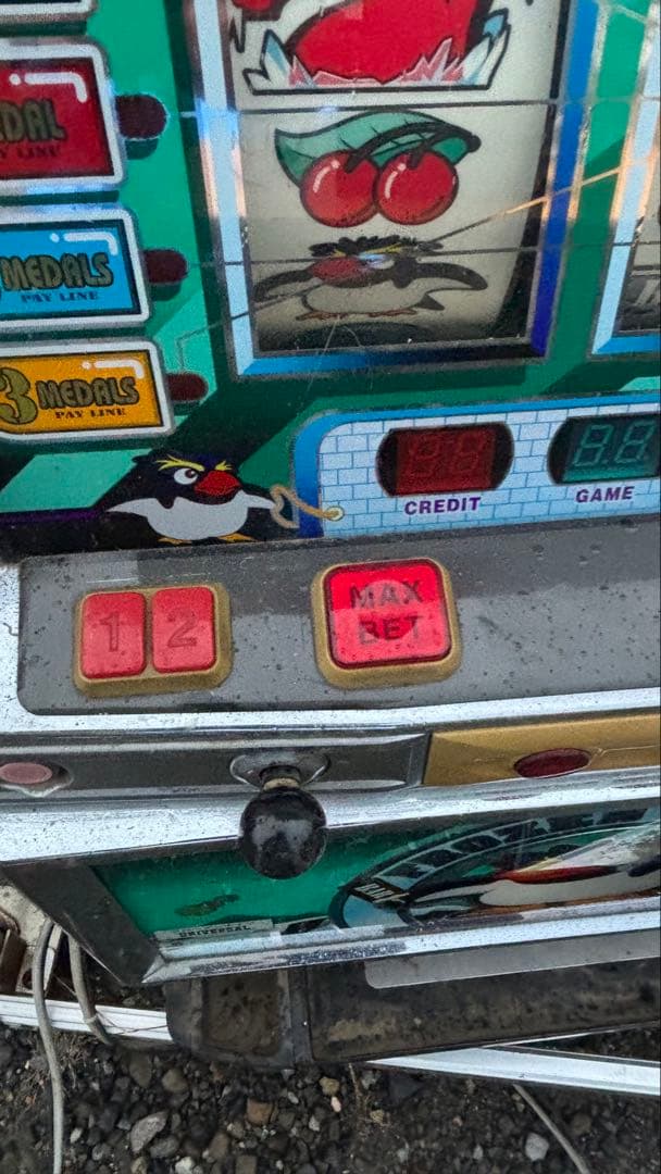 ジャンク品　BIG CHANCE ペンギンスロットマシン