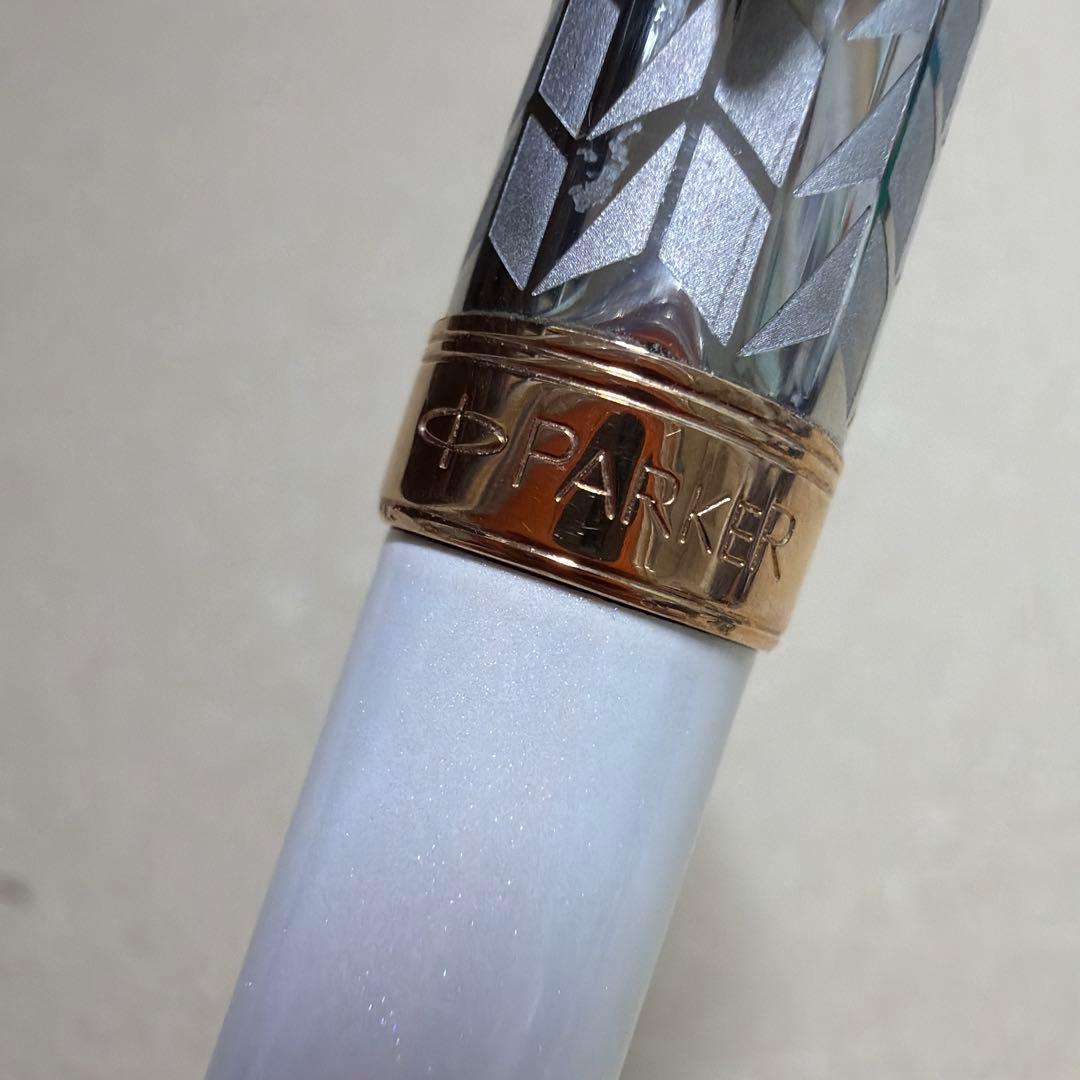 廃盤 PARKER パーカー ソネット ボールペン メタル&パールCT 油性