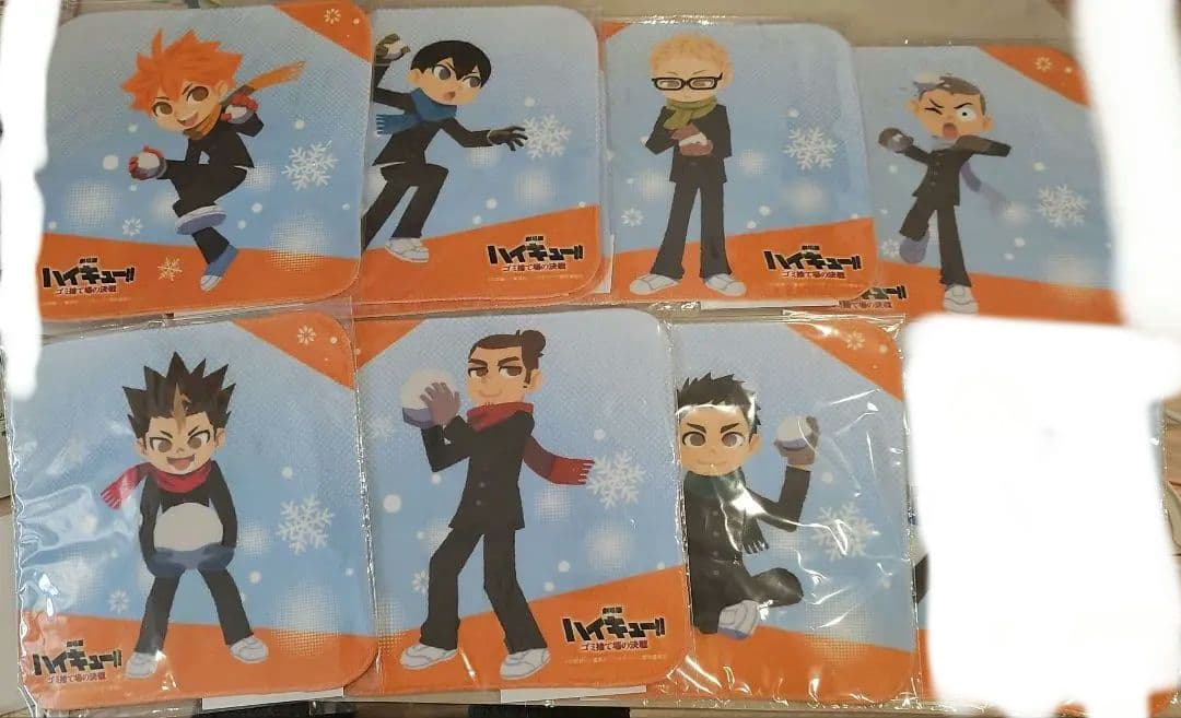 劇場版ハイキュー!!　ごみ捨て場の決戦　ハンドタオル７枚