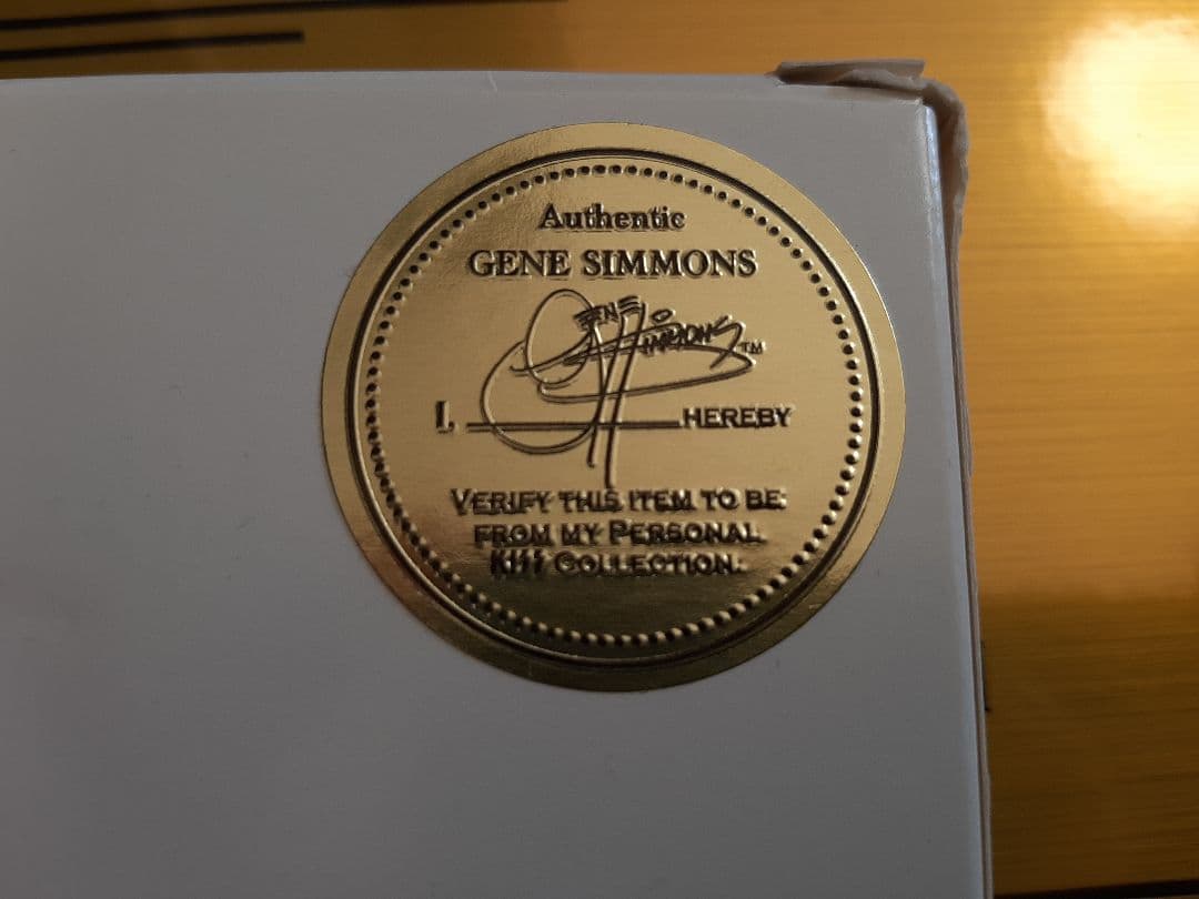 KISS キッス Gene Simmons ジーンシモンズ 直筆サイン