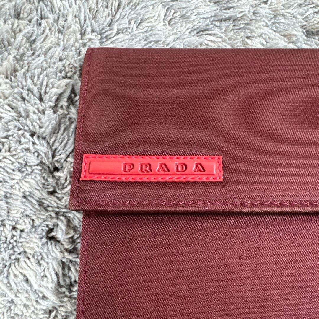 【美品】 PRADA プラダ 折り財布 ナイロンスポーツ ギャランティ付き